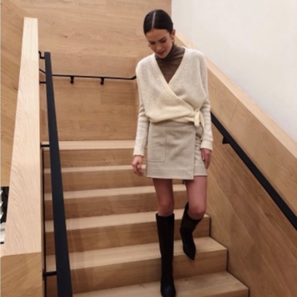 COS wool wrap sweater